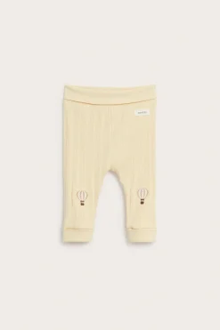 Prążkowane legginsy w balony