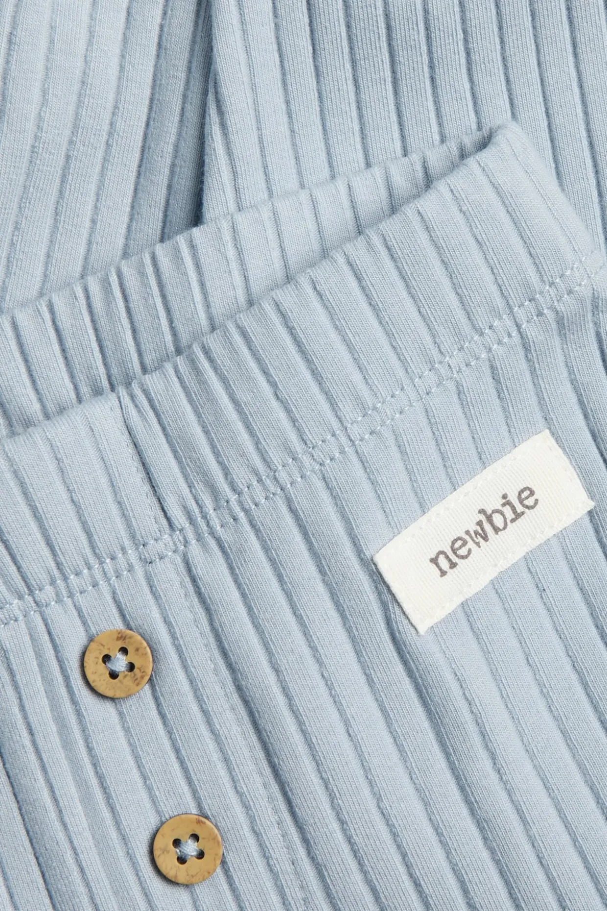 Prążkowane legginsy z aplikacją