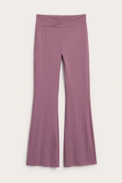 Rozkloszowane legginsy do ćwiczeń, z dżerseju