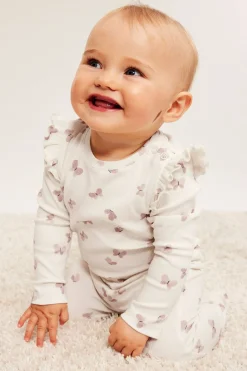 Rozszerzane legginsy w motyle