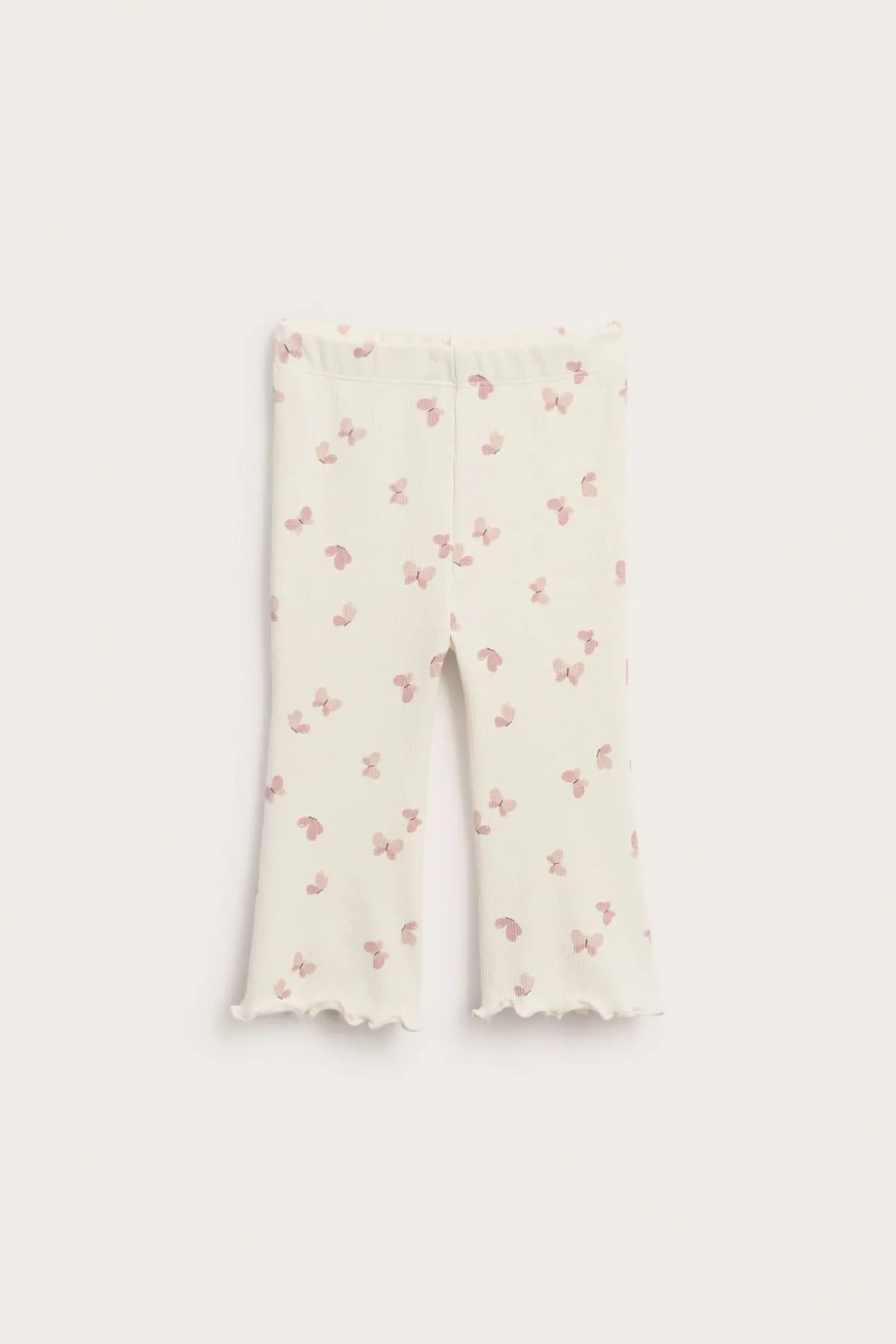 Rozszerzane legginsy w motyle