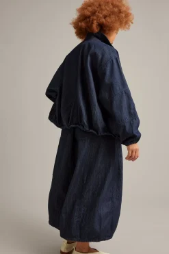 Spódnica barrel z denimu