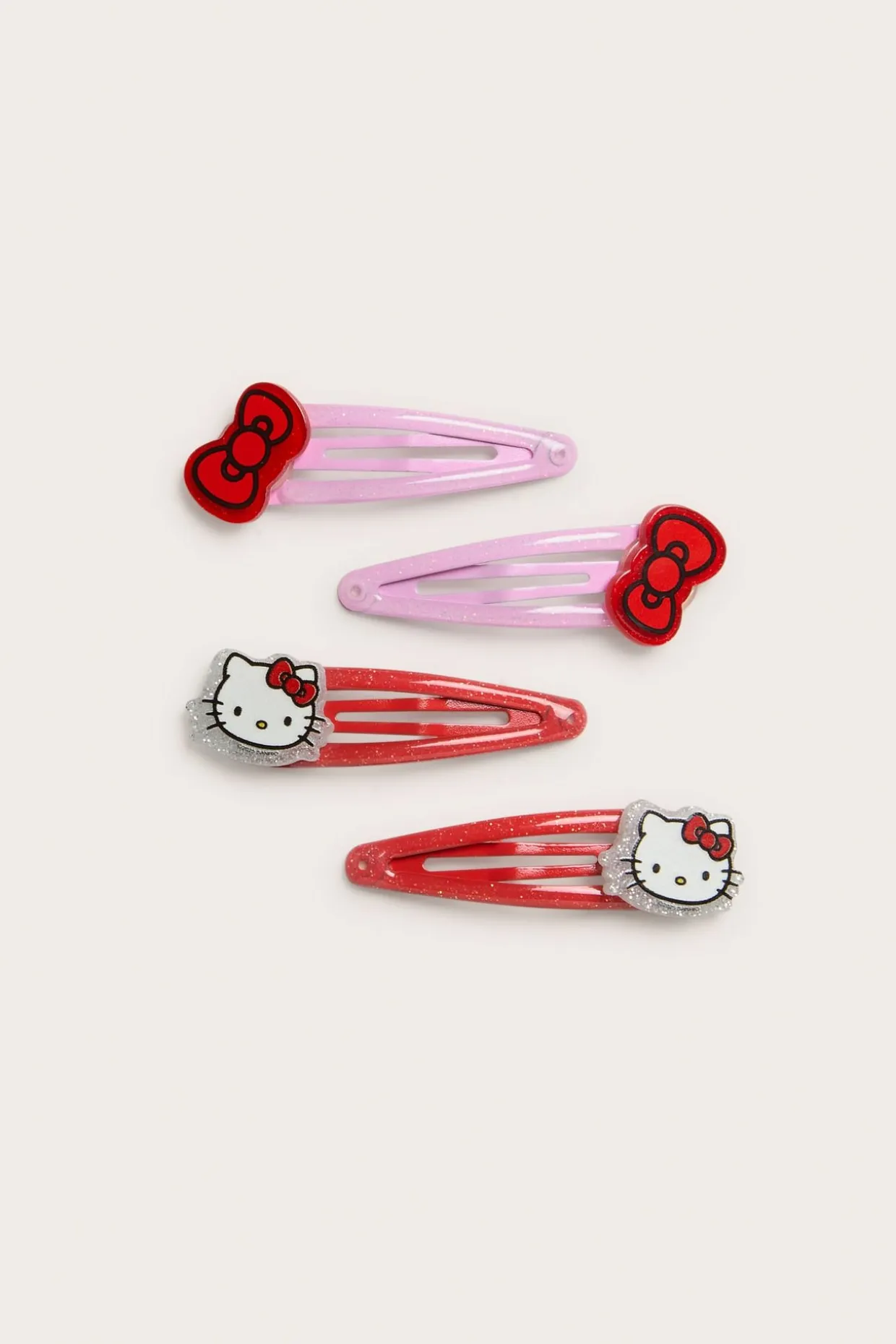 Spinki do włosów, 4-pak, Hello Kitty