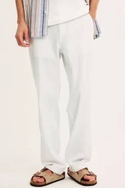 Spodnie bawełniane regular fit
