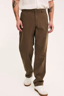 Spodnie bawełniane regular fit