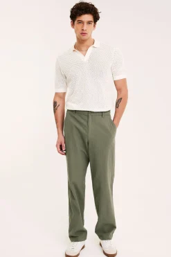 Spodnie bawełniane regular fit