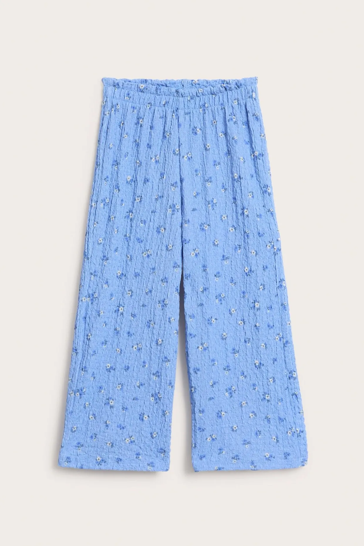 Spodnie culotte w kwiaty