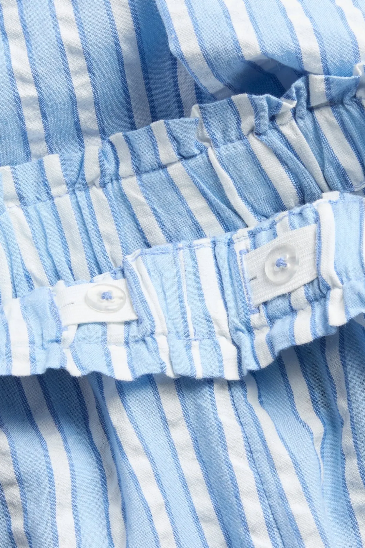 Spodnie w paski, z kory