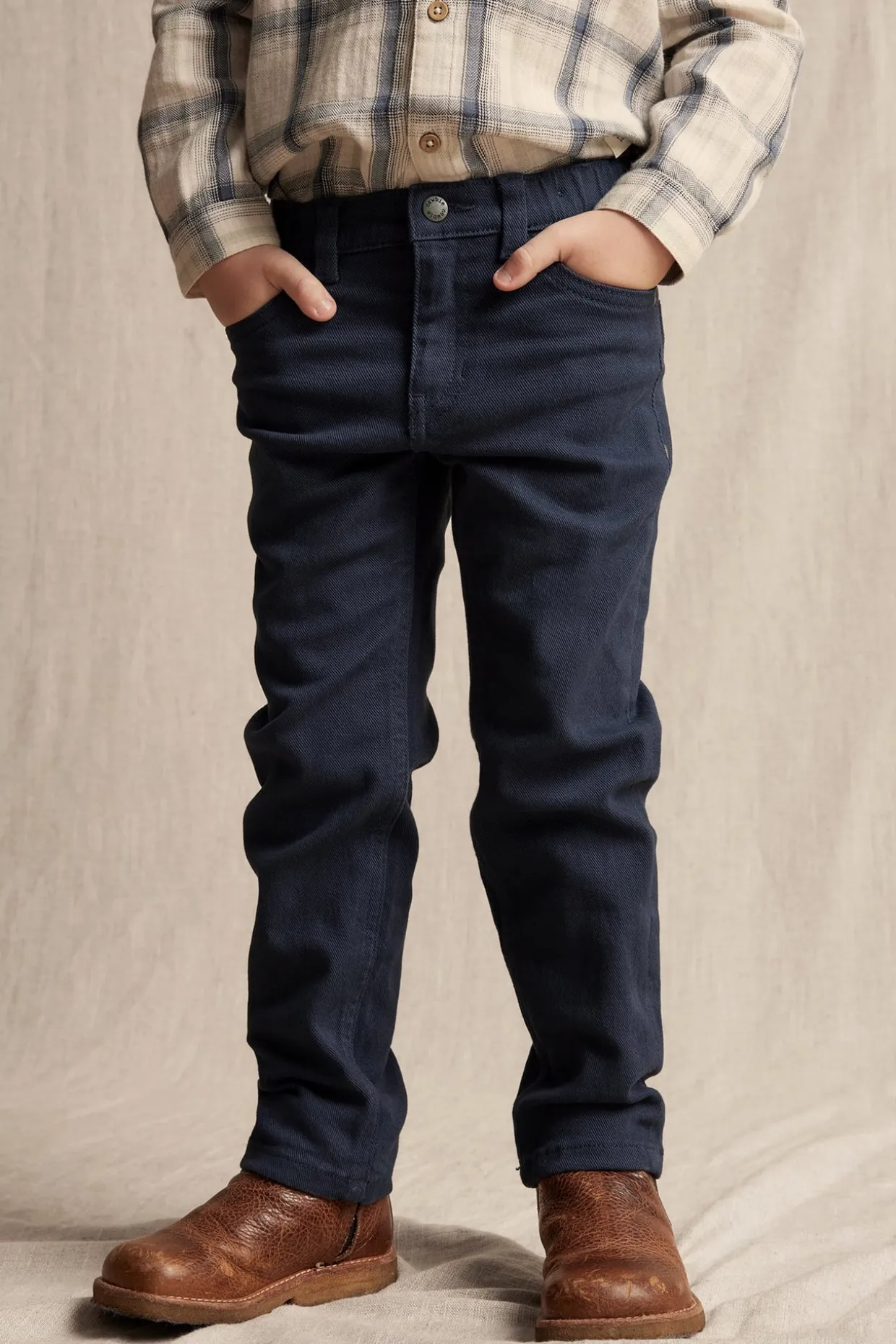 Spodnie z tkaniny twill