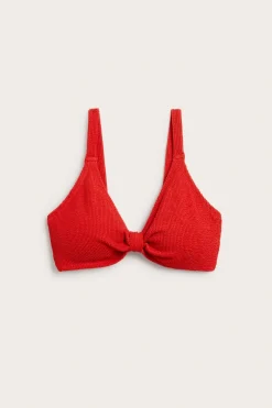 Stanik od bikini o wyraźnej strukturze