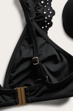 Stanik od bikini, z haftem angielskim
