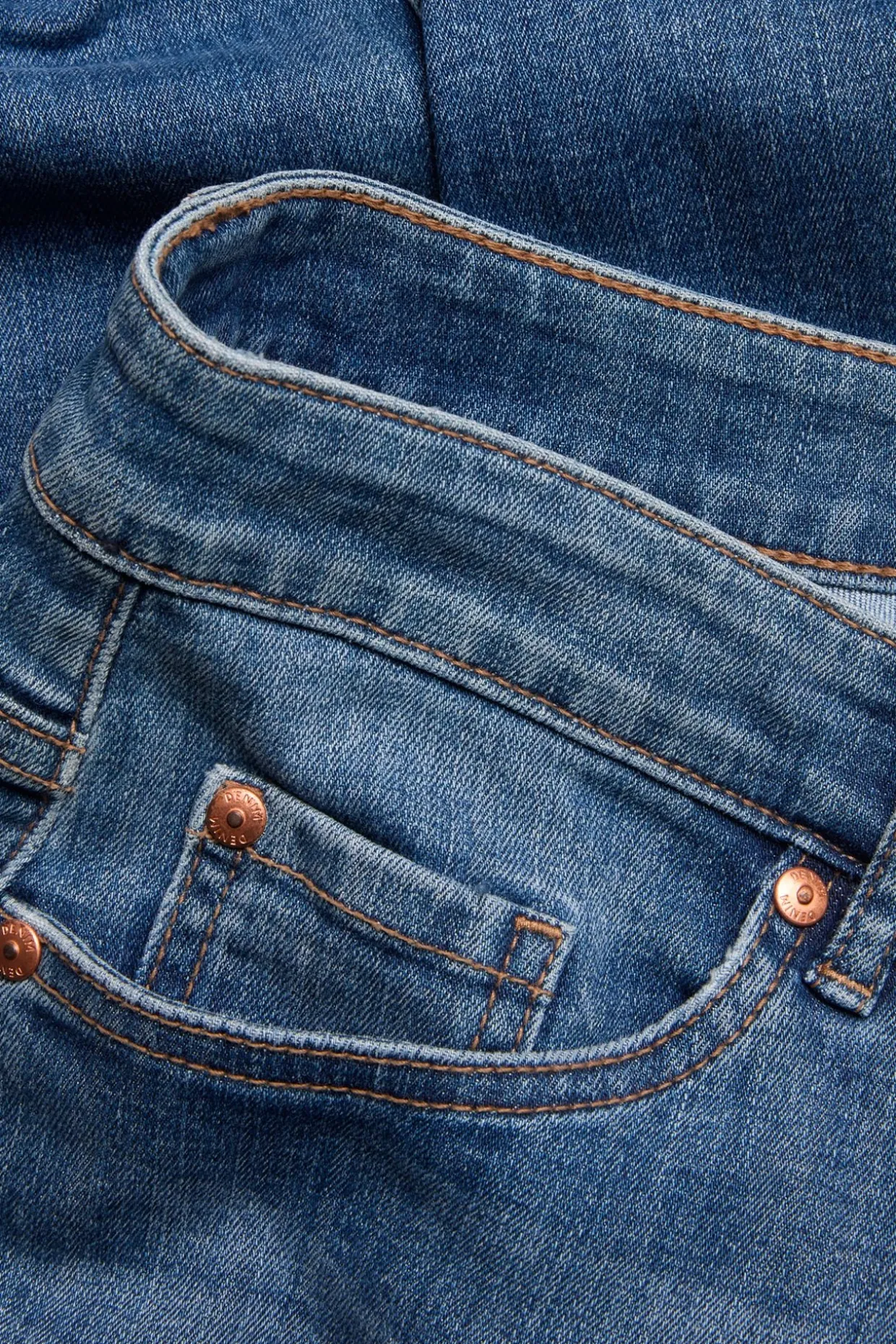 Straight jeans mid waist