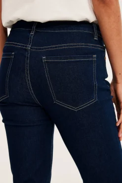 Straight jeans mid waist long leg