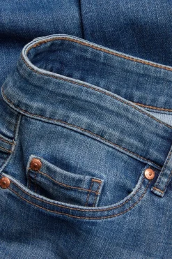 Straight jeans mid waist short leg