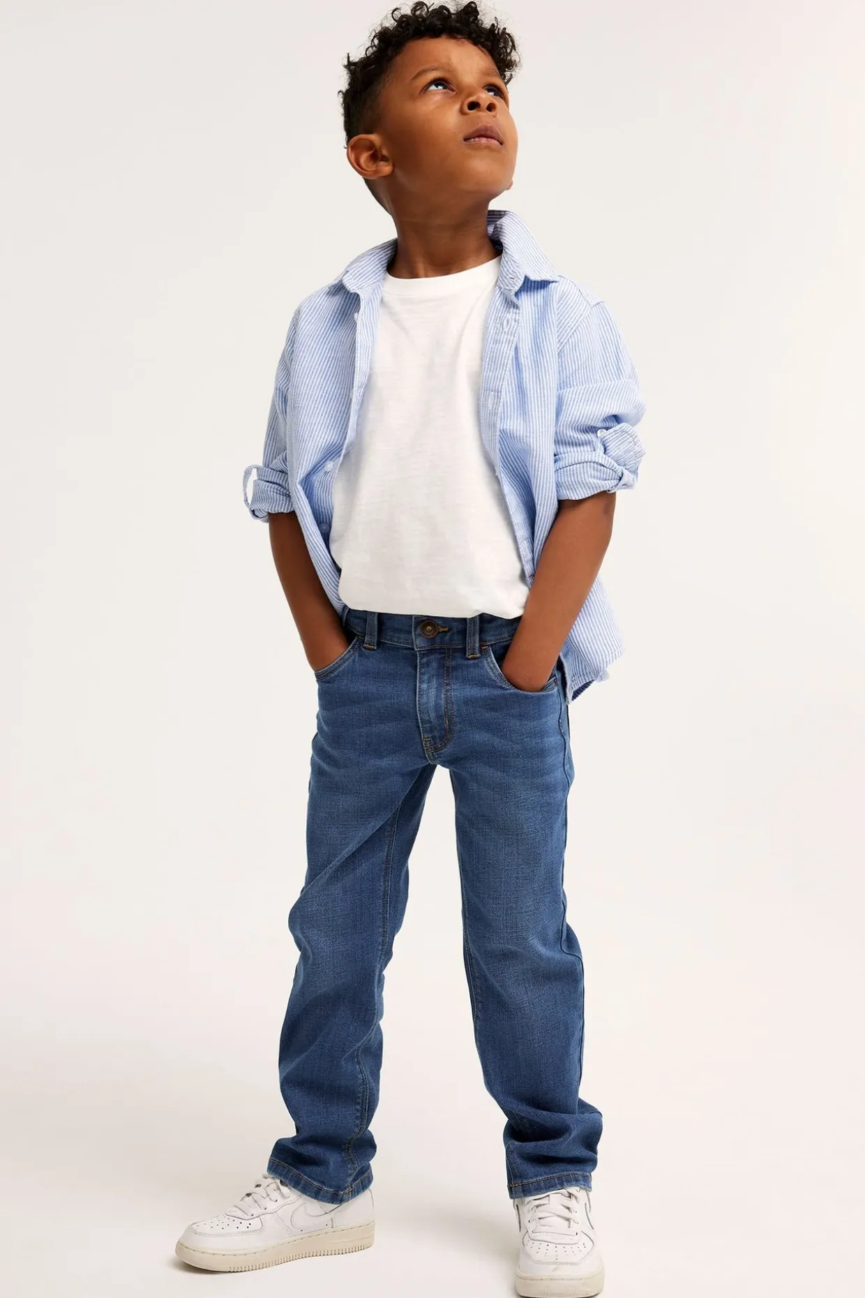 Straight jeans tough wear