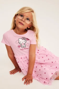 Sukienka z tiulową spódnicą i motywem Hello Kitty