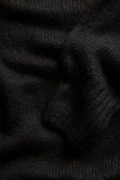 Sweter oversize, z dzianiny z mieszanki wełny