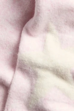 Sweter we wzory, z dzianiny, z dekoltem w szpic
