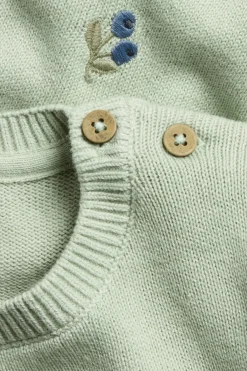 Sweter z żakardowej dzianiny