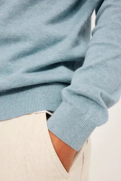 Sweter z dzianiny o drobnym splocie