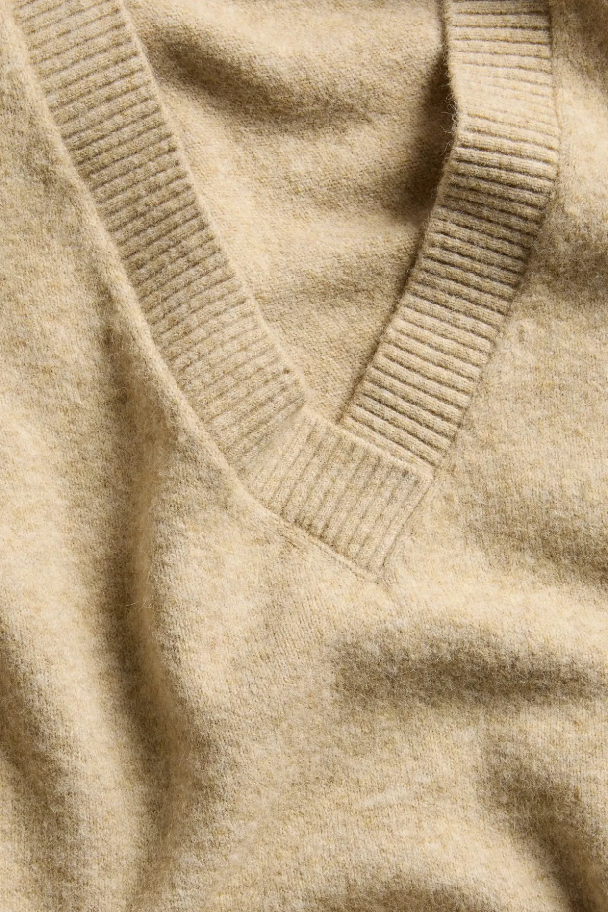 Sweter z dzianiny, z krótkimi rękawami