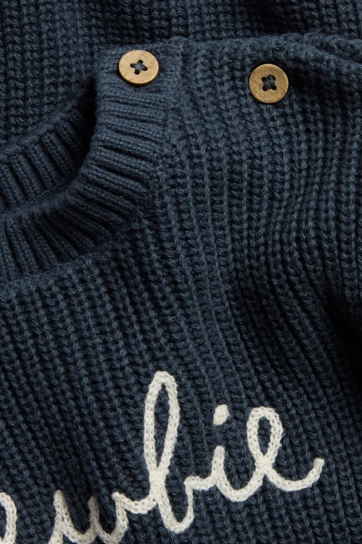 Sweter z dzianiny, z logo Newbie