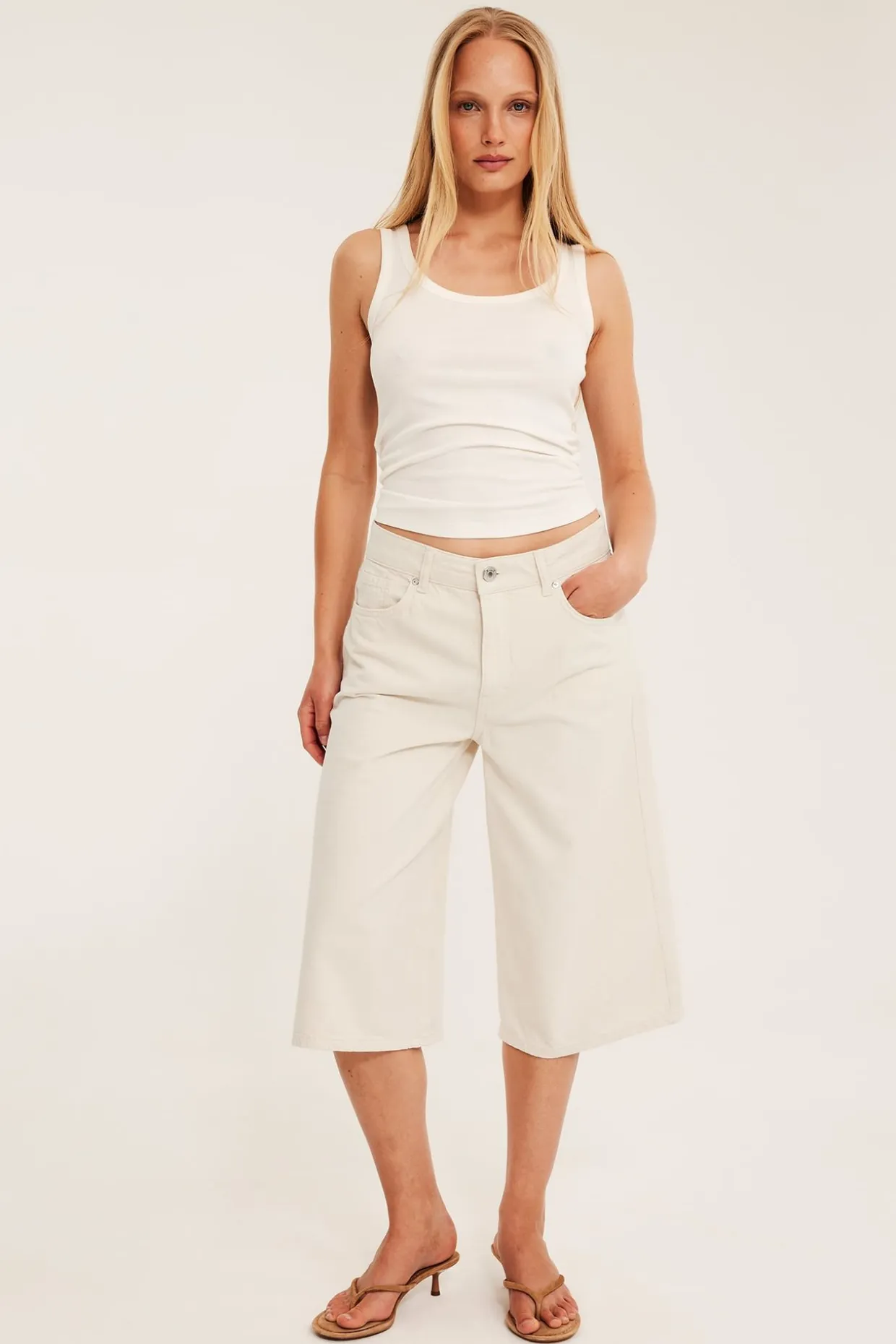 Szorty bermudy z bawełny twill