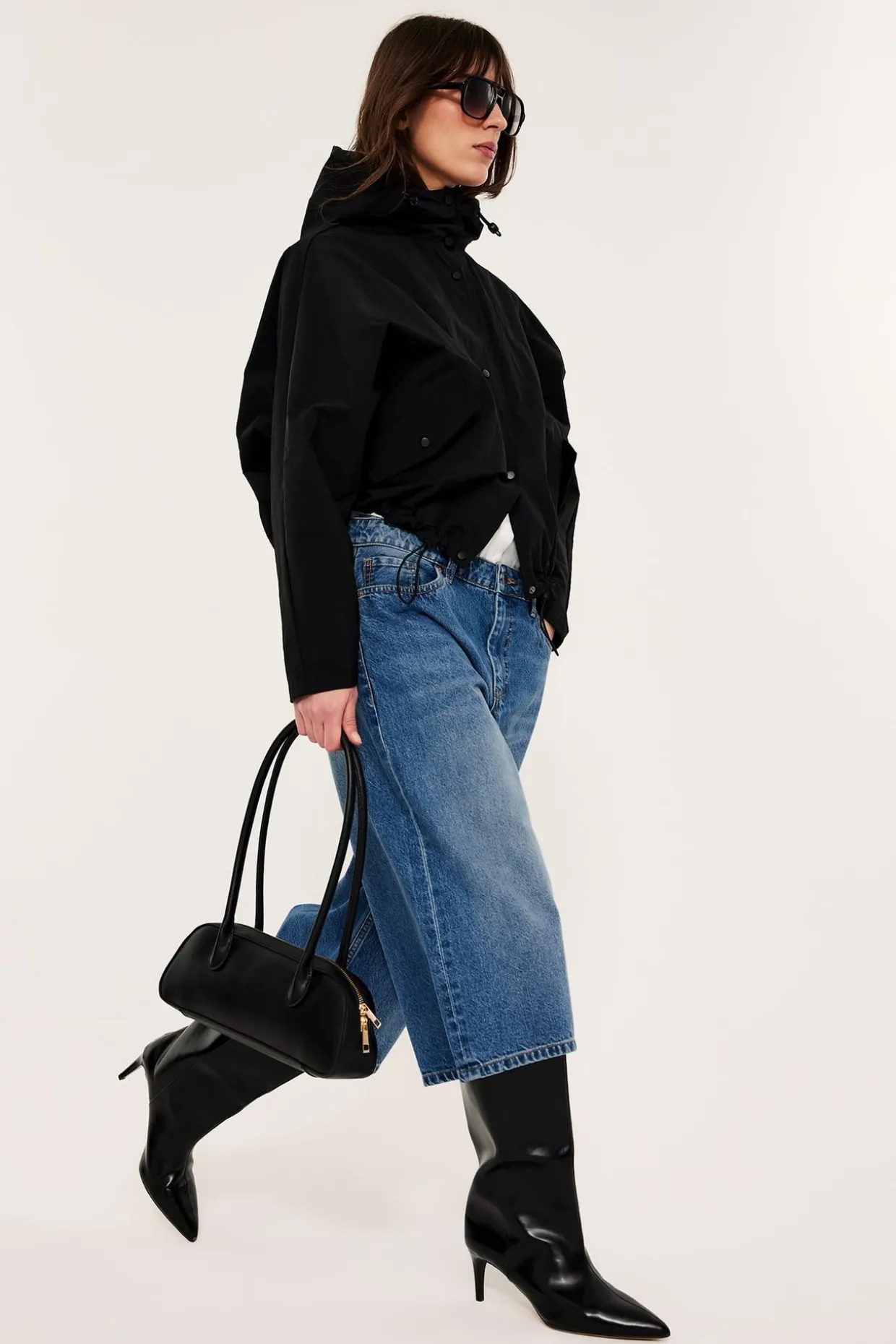 Szorty bermudy z denimu