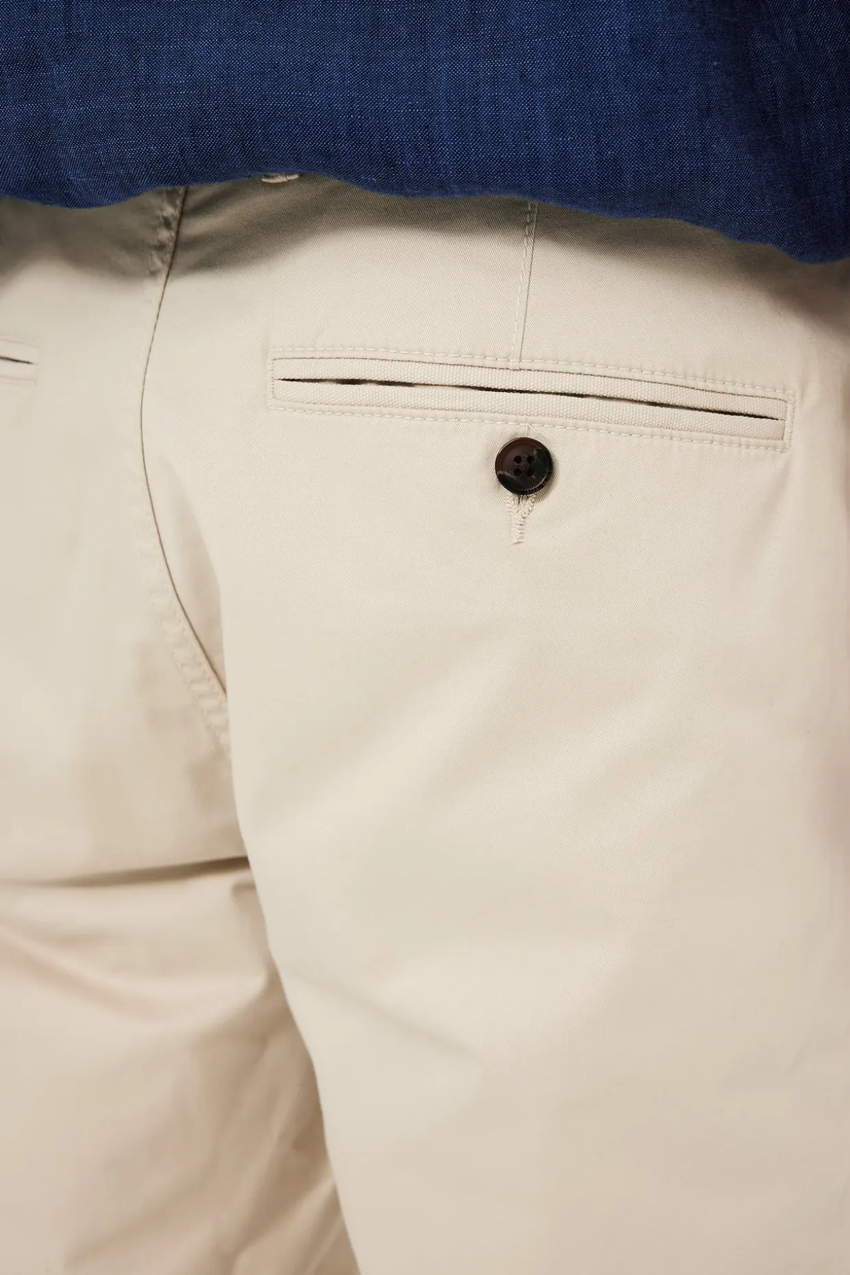 Szorty chino z bawełny twill