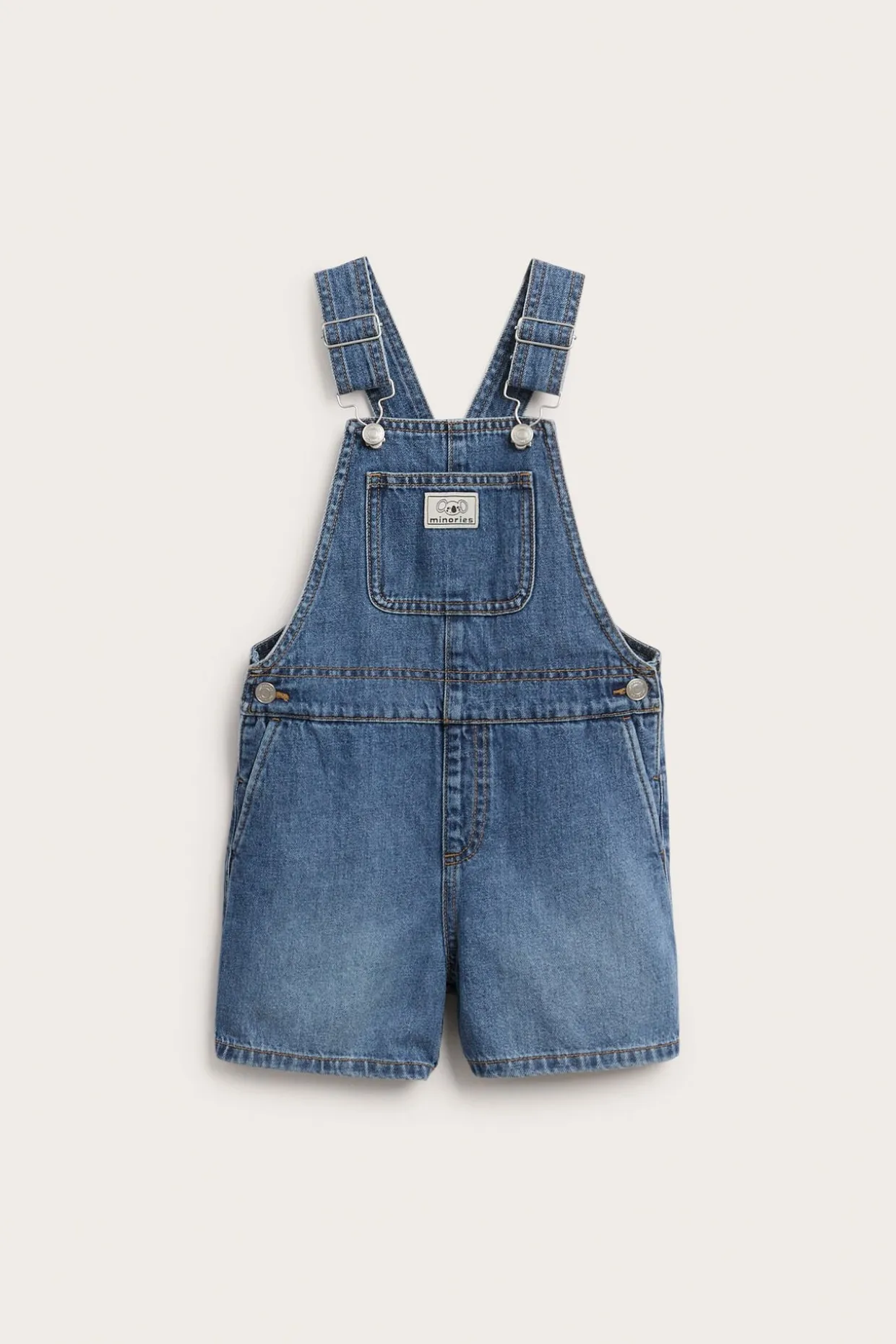 Szorty ogrodniczki z denimu