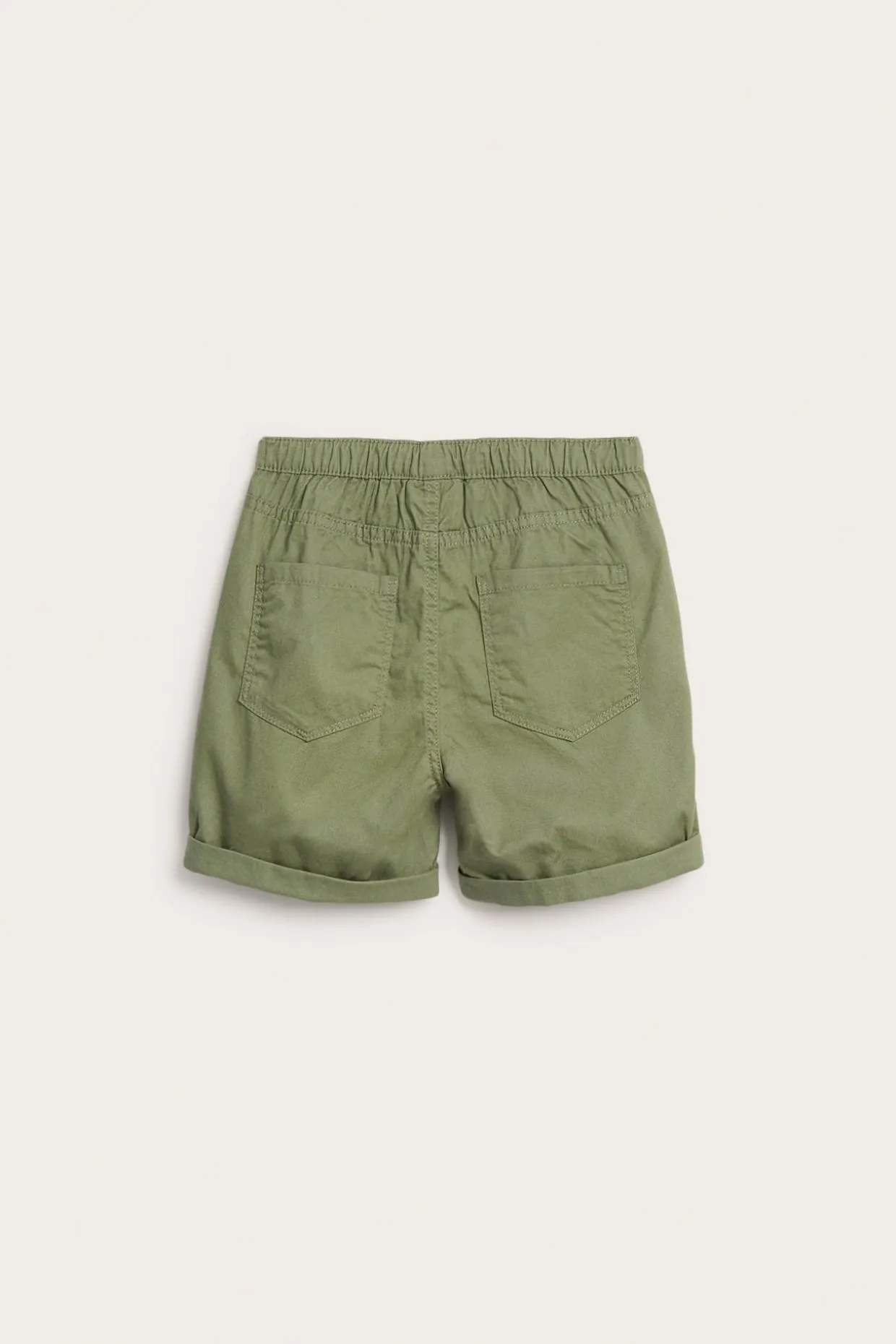 Szorty z bawełny twill