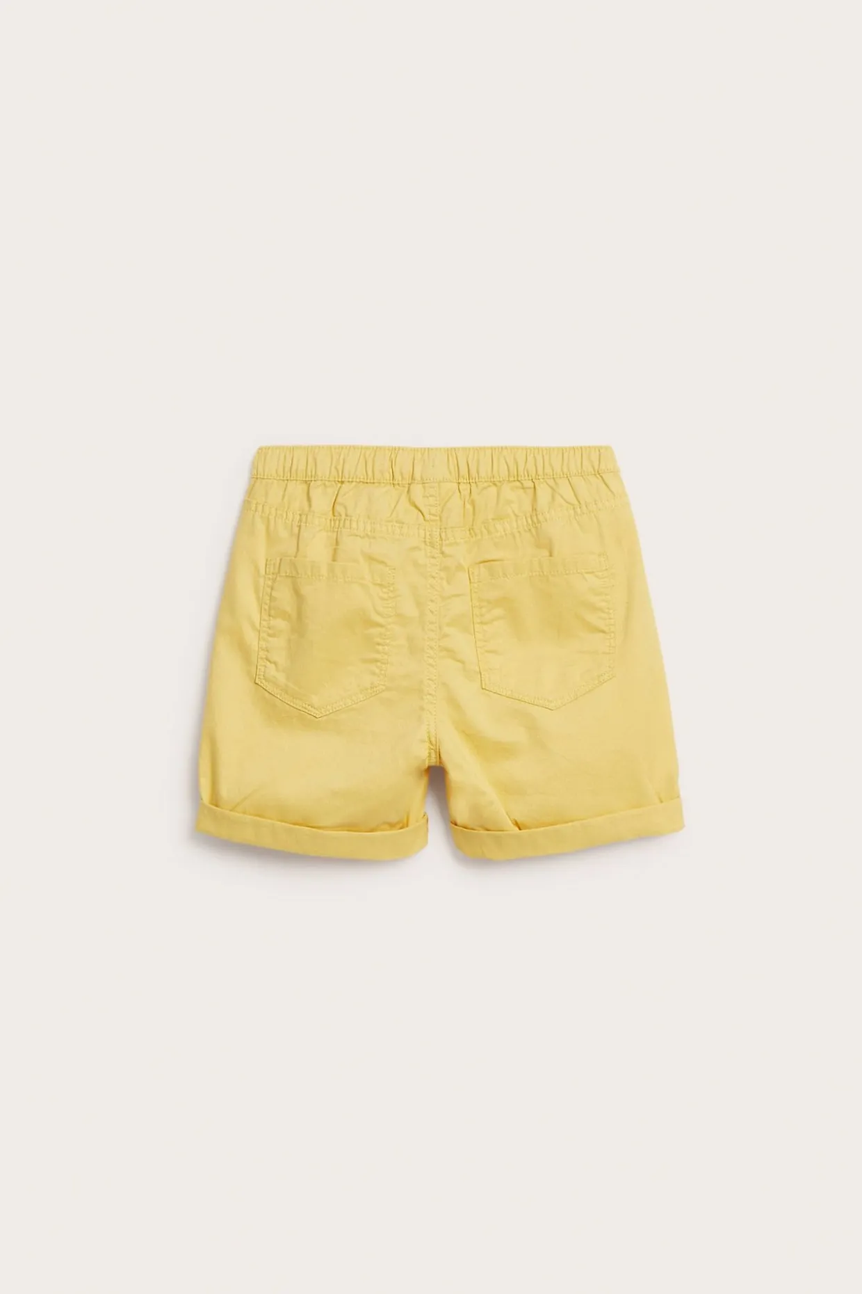 Szorty z bawełny twill
