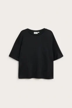 Top oversize z krótkim rękawem