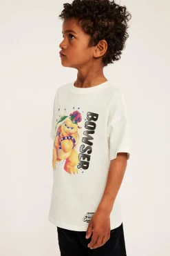 T-shirt Bowser z bawełnianej dzianiny