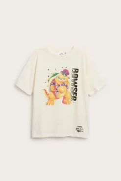 T-shirt Bowser z bawełnianej dzianiny