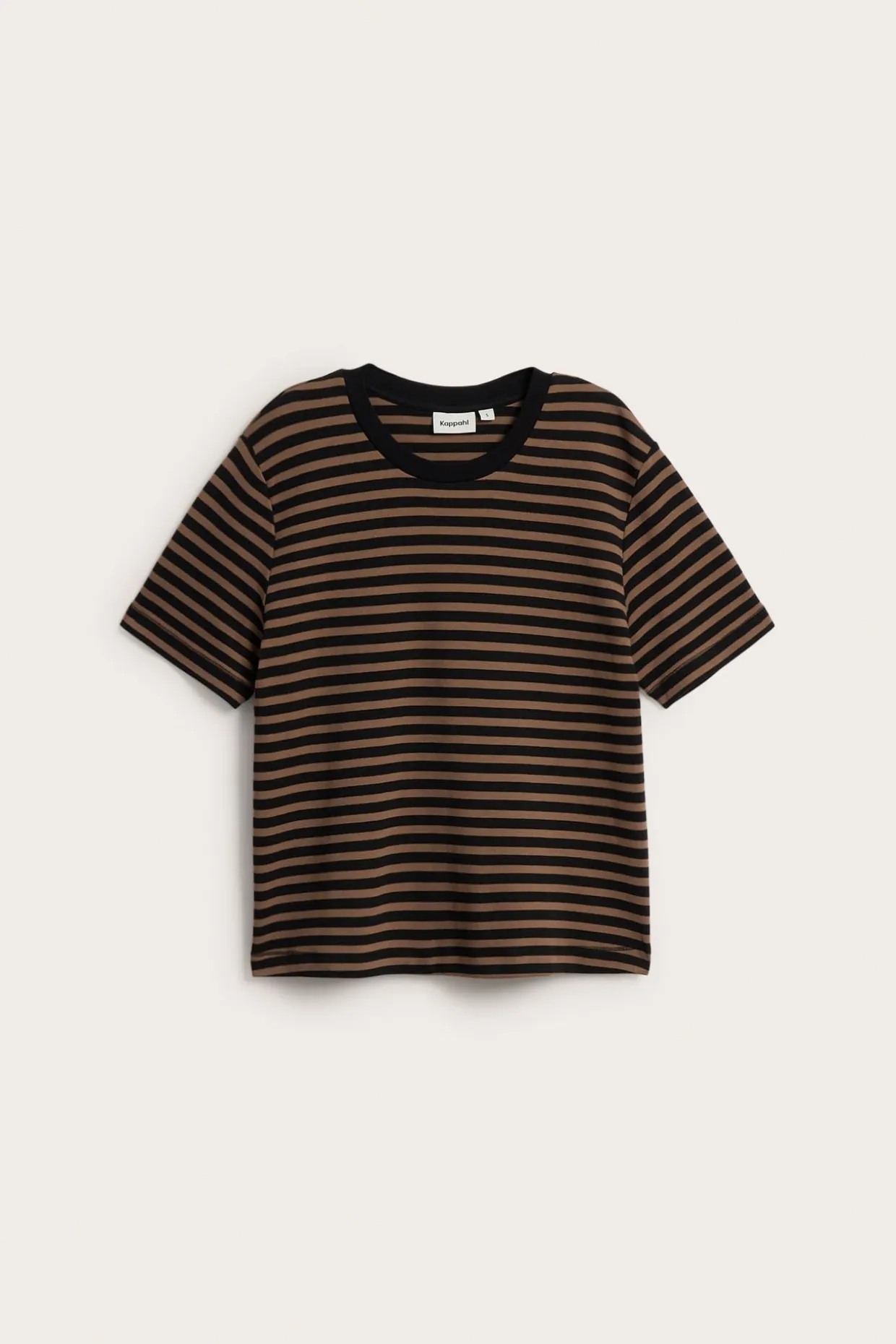 T-shirt oversize w paski