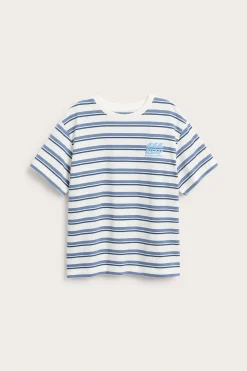T-shirt oversize w paski