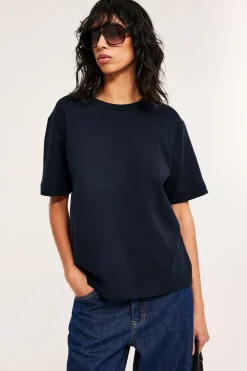 T-shirt oversize z bawełny
