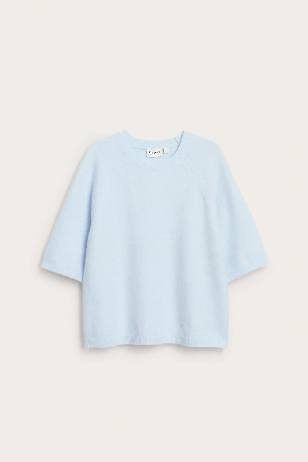T-shirt oversize, z dzianiny