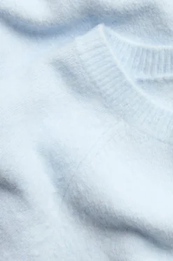 T-shirt oversize, z dzianiny