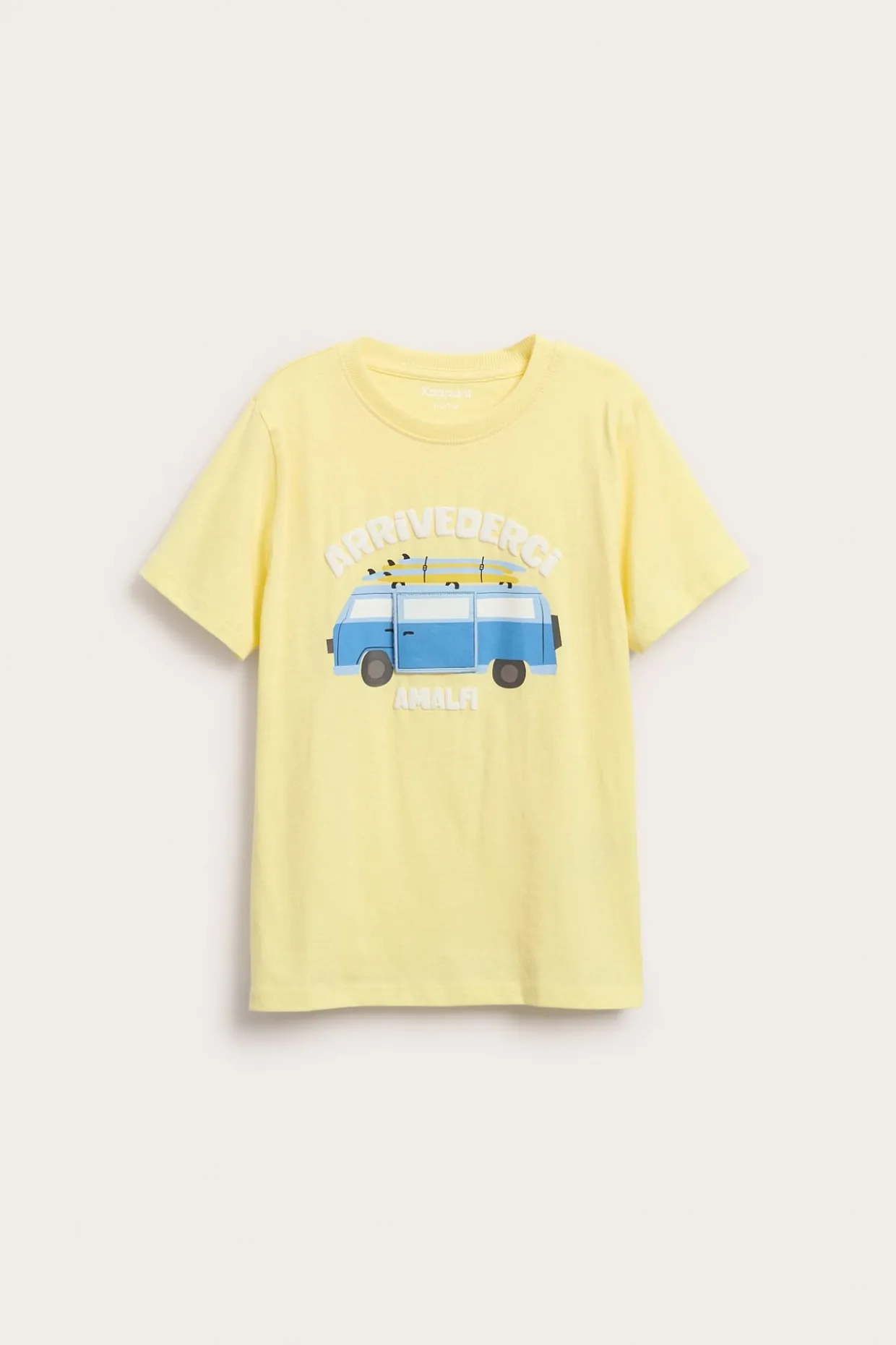 T-shirt oversize z nadrukiem