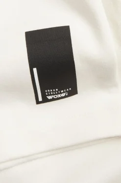 T-shirt oversize z nadrukiem tekstowym