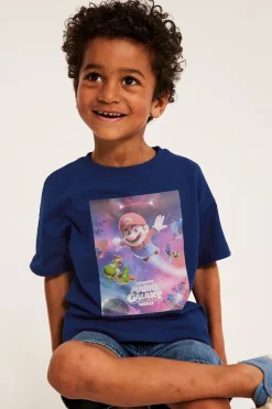 T-shirt Super Mario Galaxy, z bawełnianej dzianiny