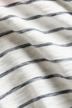 T-shirt w paski, z bawełny