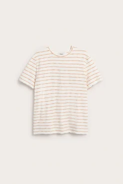 T-shirt w paski, z bawełny