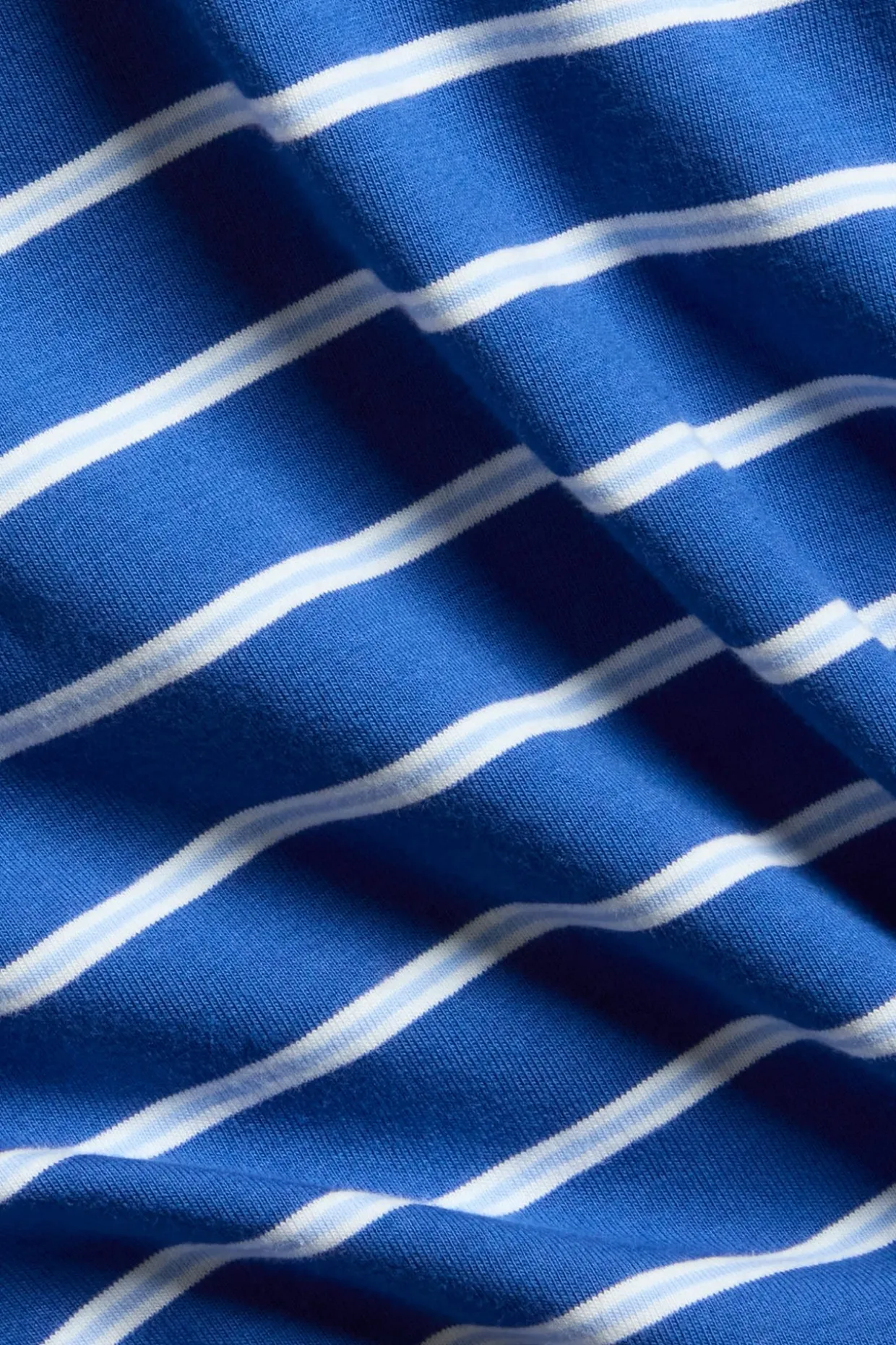 T-shirt w paski, z bawełny
