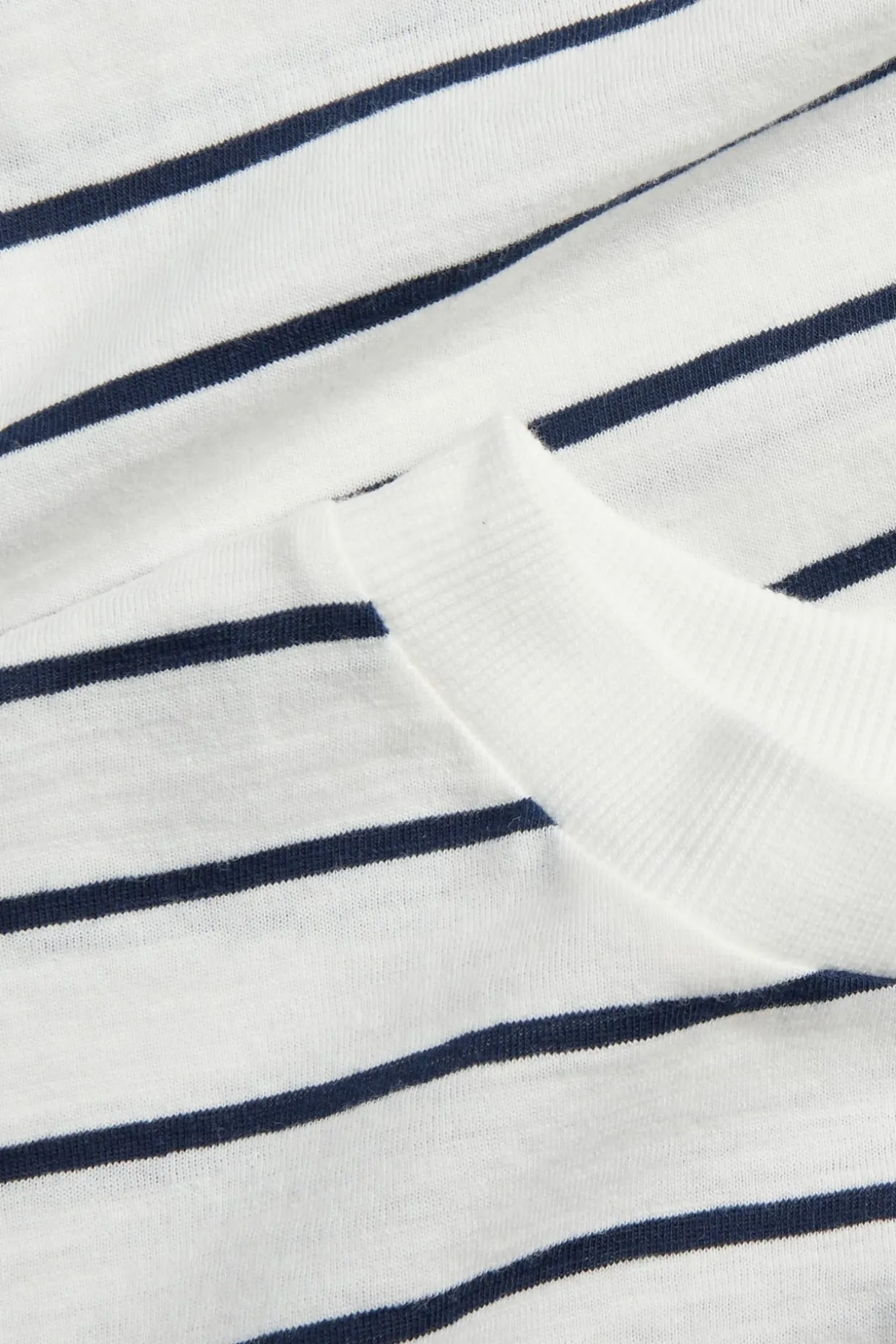 T-shirt w paski, z bawełny slub