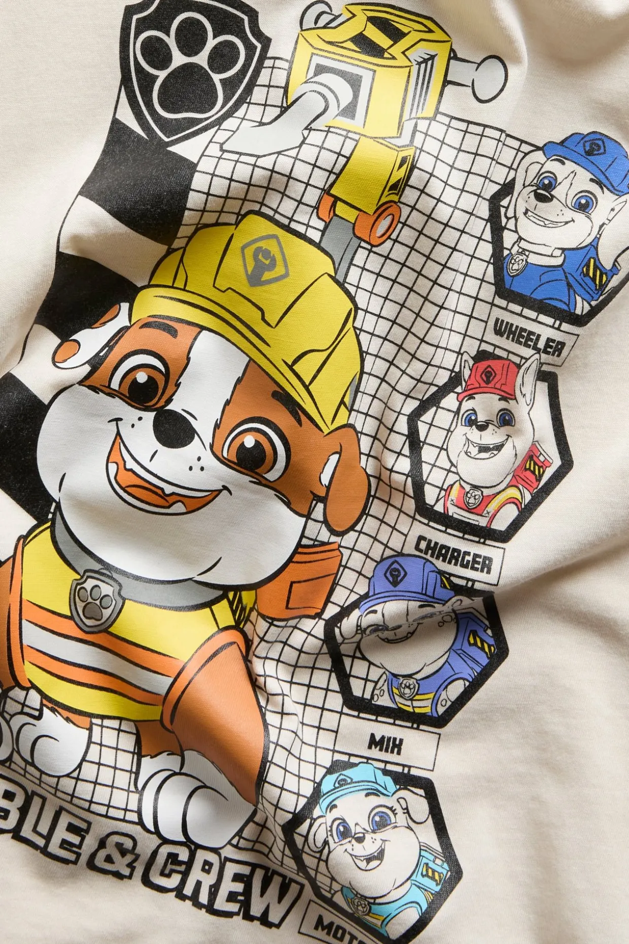 T-shirt z długim rękawem, z motywem Rubble’a z „Psiego Patrolu”