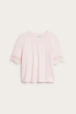 T-shirt z koronką