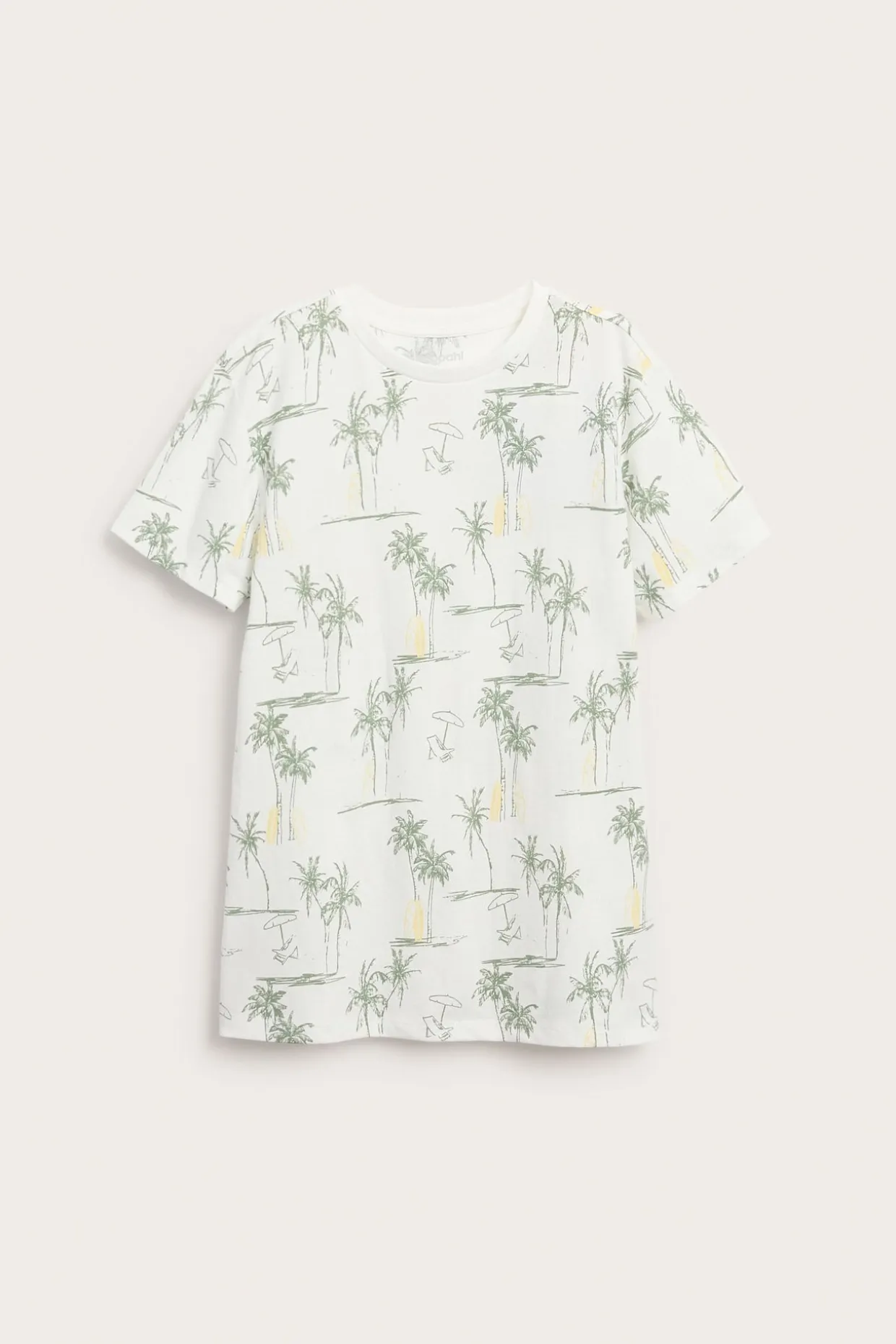 T-shirt z krótkimi rękawami, z wzorem w palmy